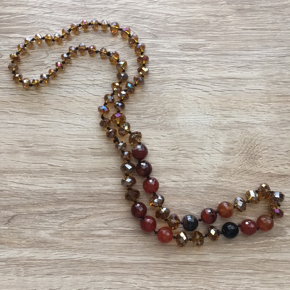 Glass bead, boutique necklace
